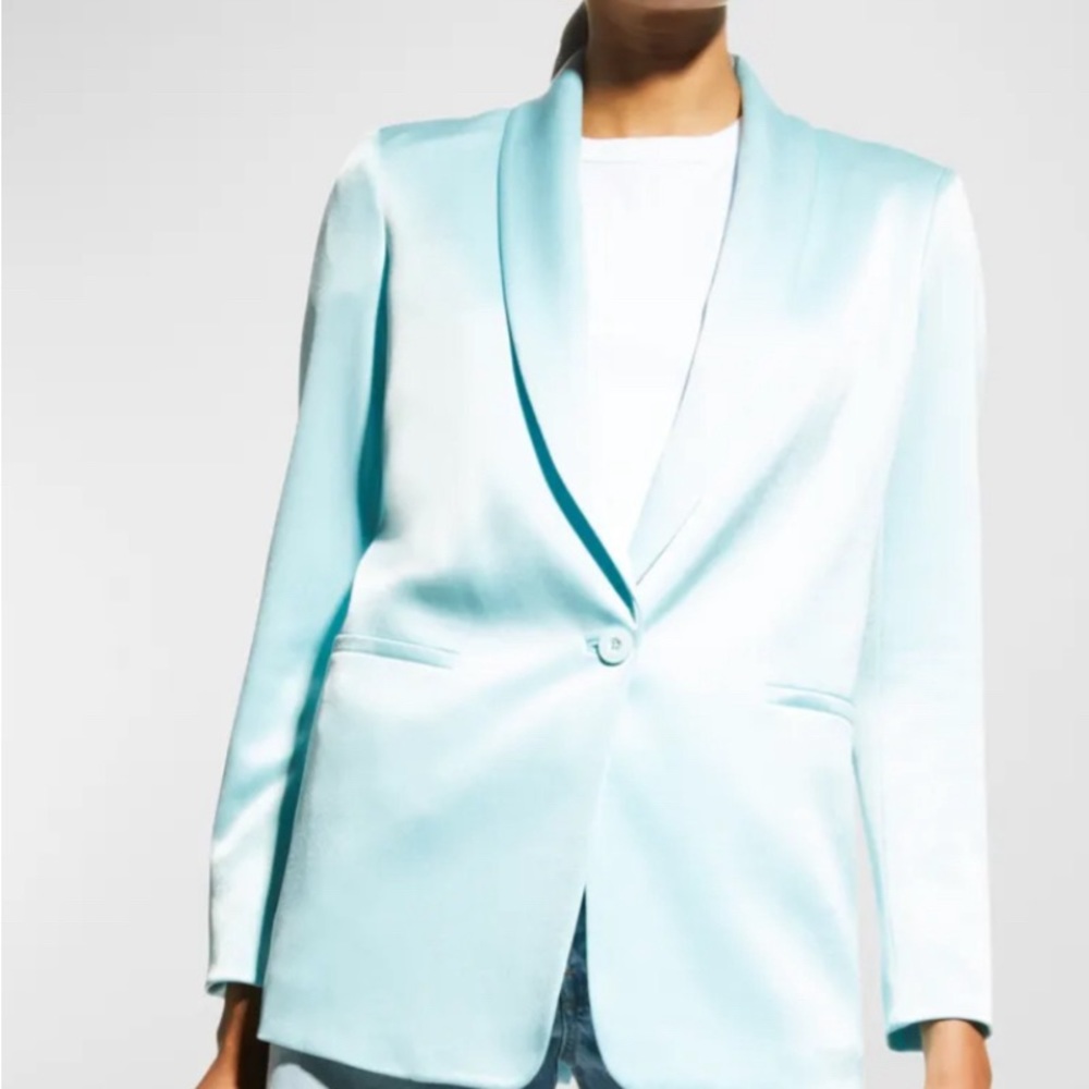 Powder blue Yuriko style blazer.